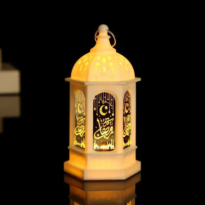 Eid Mubarak LED Lantern - Ramadan Decorative Night Light