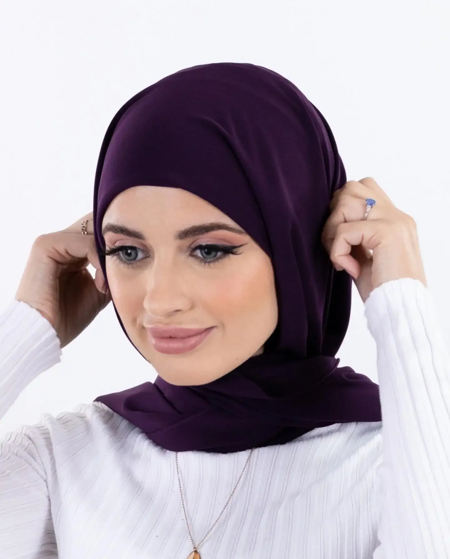 Instant Chiffon Hijab - Pin-Free Jersey Bonnet