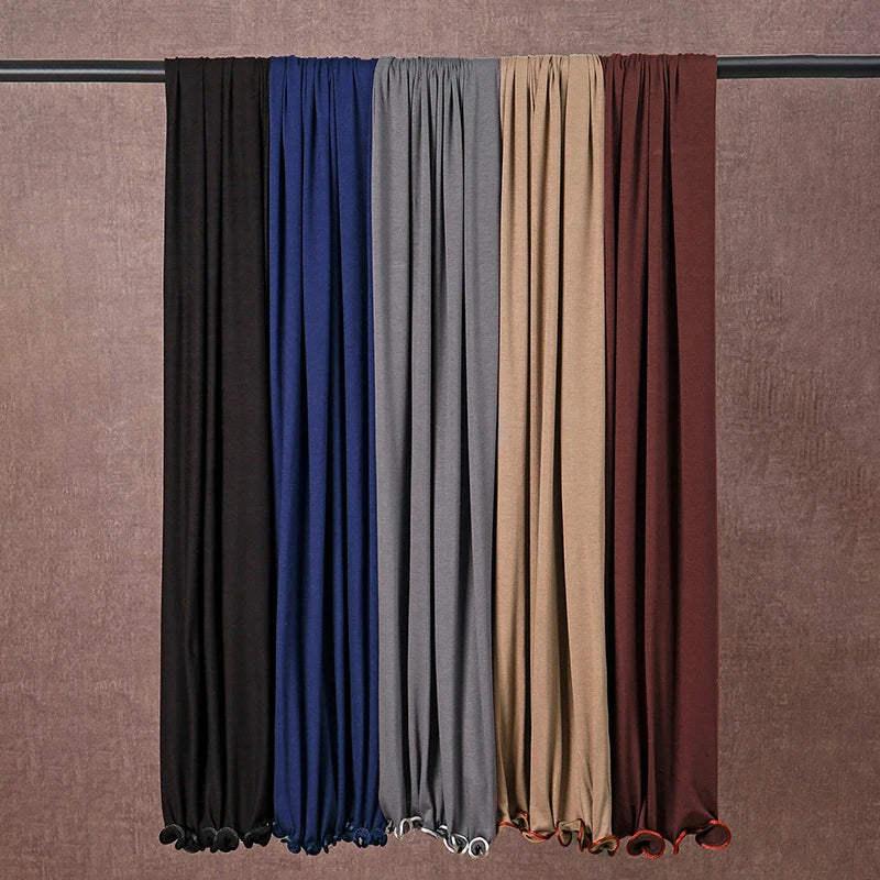 Modal Cotton Jersey Hijab - Stretch Scarf 170x55cm