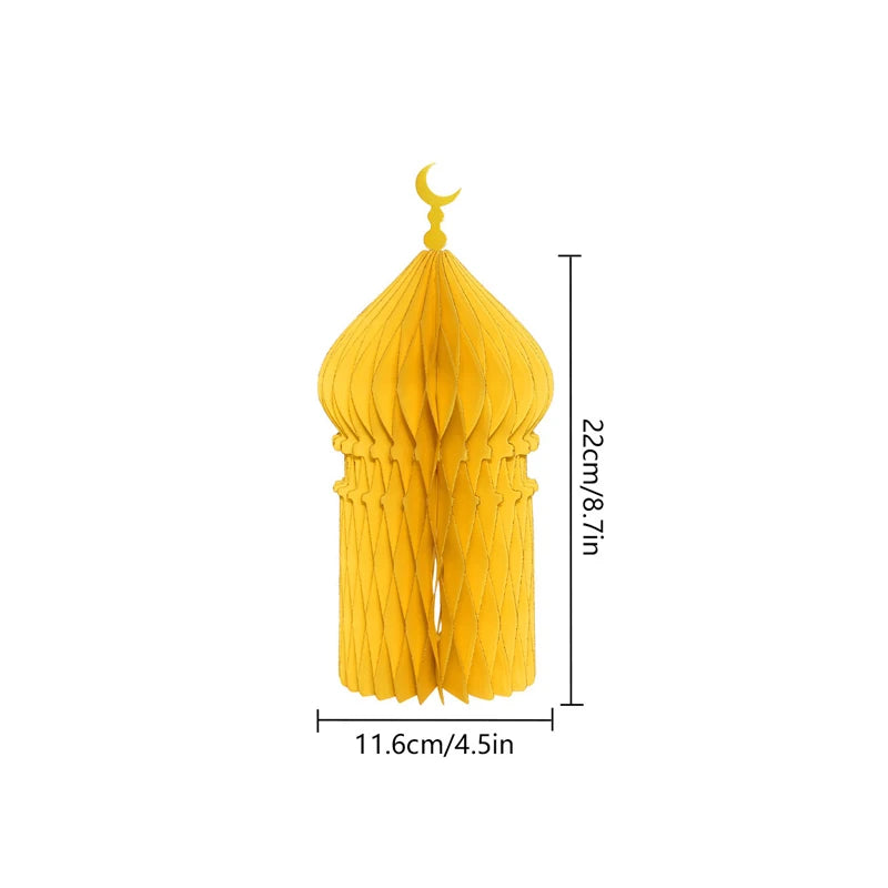 Ramadan Honeycomb Ornaments - DIY Paper Eid Decoration Set