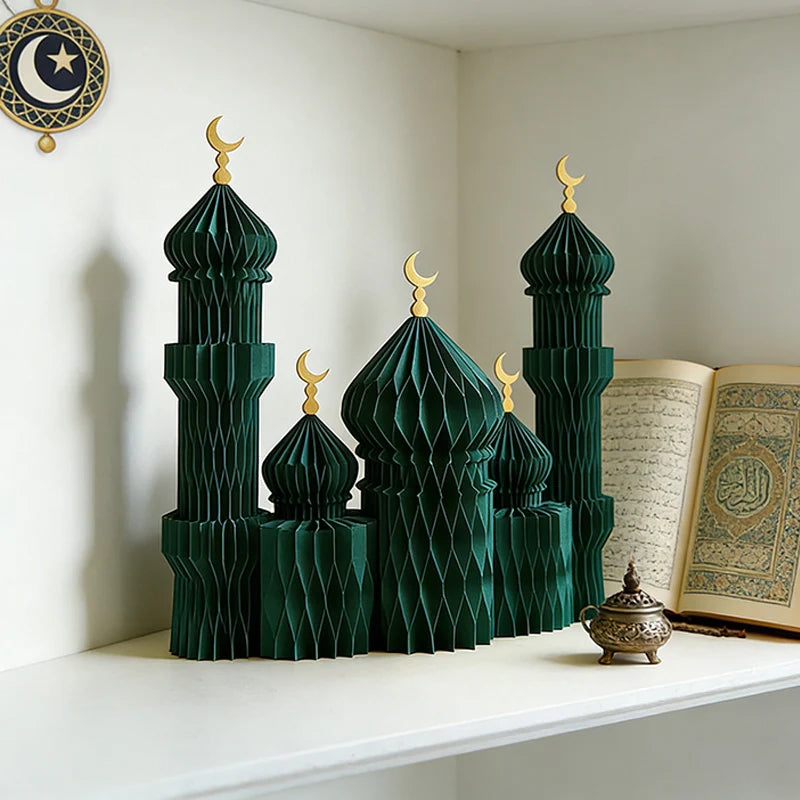 Ramadan Honeycomb Ornaments - DIY Paper Eid Decoration Set