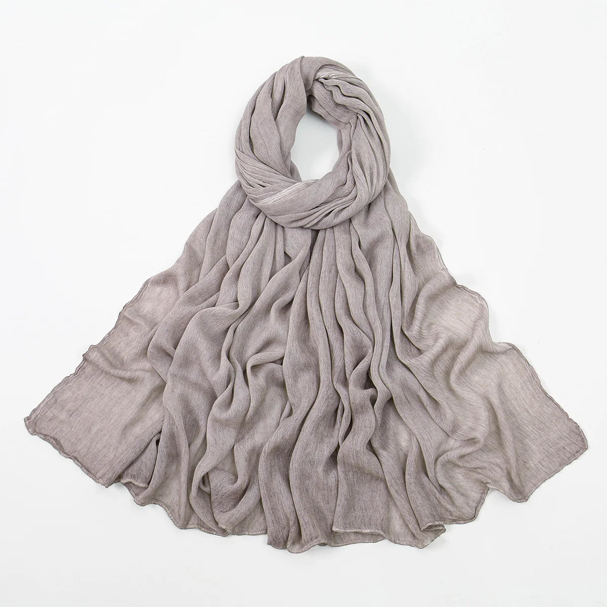 Rayon Cotton Hijab Scarf - Soft Shawl 180x80cm