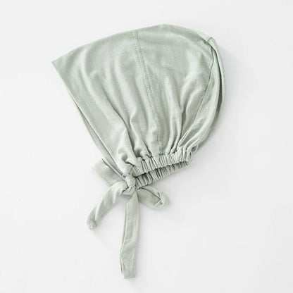 Women's Cotton Jersey Hijab Undercap - Tie Back Inner Cap with 82 Color Options