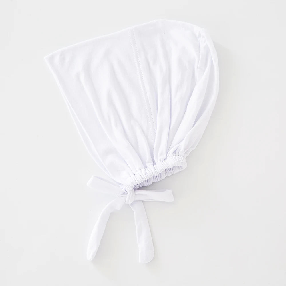 Women's Cotton Jersey Hijab Undercap - Tie Back Inner Cap with 82 Color Options