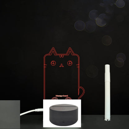 3D LED Acrylic Message Board – Glowing Handwriting Note Pad with Light-Up Display