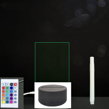 3D LED Acrylic Message Board – Glowing Handwriting Note Pad with Light-Up Display