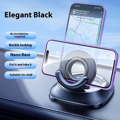 Magnetic Phone Holder with Vacuum Suction – Foldable, Adjustable Car Mount for Secure Hands-Free Use