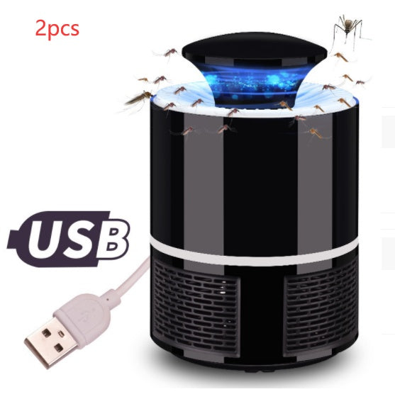 USB LED Mosquito Trap Lamp – Silent Electric Photocatalyst Insect Killer for Home & Bedroom
