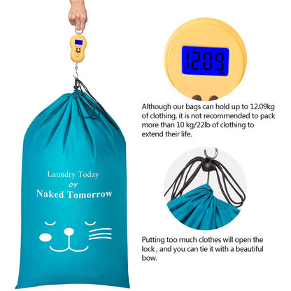 Waterproof Travel Laundry Bag – Fashionable Foldable Clothes Organizer for Hotel & Home Use
