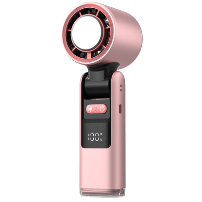 TurboChill Mini USB Fan – Super-Speed Cold Air Blower with Digital Display for Travel & Outdoor Use