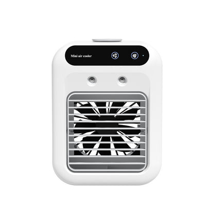 Portable Air Conditioner Fan – Mini Air Cooler with Water Cooling for Home, Office, or Car Use | Personal AC & Humidifier Combo