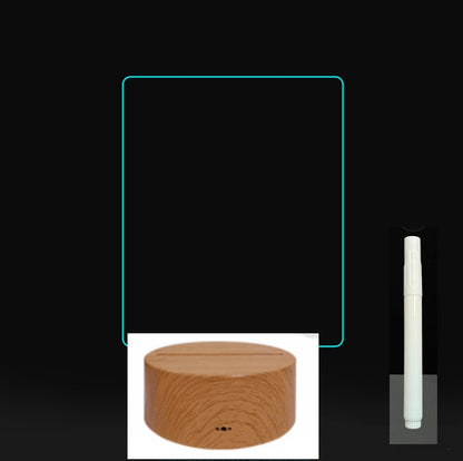 3D LED Acrylic Message Board – Glowing Handwriting Note Pad with Light-Up Display