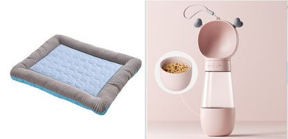 Pet Cooling Pad for Dogs & Cats – Soft Ice Silk Summer Bed Mat, Breathable & Lightweight Blanket for Cool Sleeping