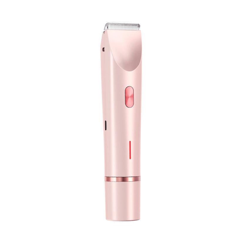 2-in-1 Women's Electric Hair Remover – Double Head Wet & Dry Shaver for Body and Bikini Line