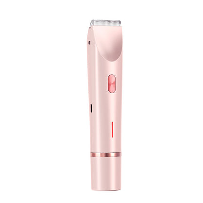 2-in-1 Women's Electric Hair Remover – Double Head Wet & Dry Shaver for Body and Bikini Line