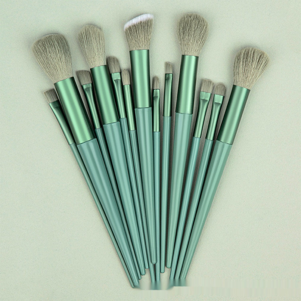 Portable Makeup Brush Set – Complete Professional Cosmetic Tool Kit for Face & Eye Makeup