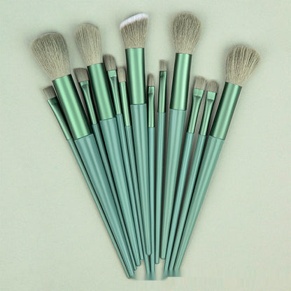 Portable Makeup Brush Set – Complete Professional Cosmetic Tool Kit for Face & Eye Makeup