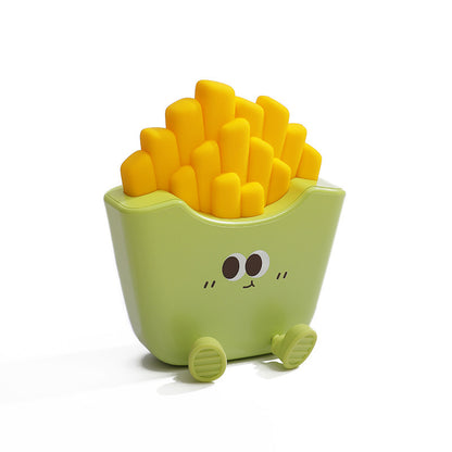 Cute French Fries Night Light – USB Rechargeable LED Lamp for Home & Kids' Room Decor