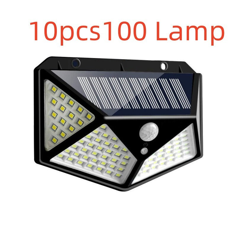 LED Solar Wall Light – Outdoor Waterproof Motion Sensor Garden Lamp