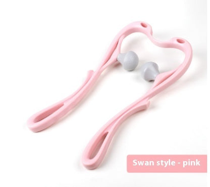 Manual 6-Wheel Neck Massager – Multifunctional Roller Tool for Muscle Relief & Relaxation