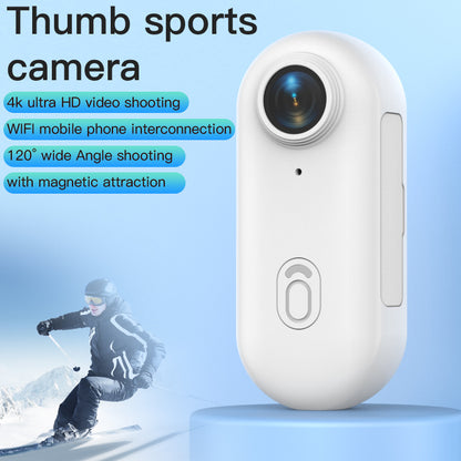 4K Mini Action Camera – Helmet-Mount Sports Cam for Motorcycle, Bike & Outdoor Filming