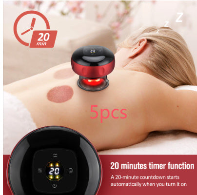 Electric Vacuum Cupping Massager – Anti-Cellulite Body Therapy Cup with Gua Sha, Scraping, Fat Burning & Slimming Function