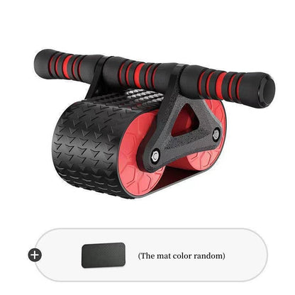 Automatic Rebound Ab Wheel Roller – Dual Wheel Abdominal Exerciser & Waist Trainer for Home Gym Workout