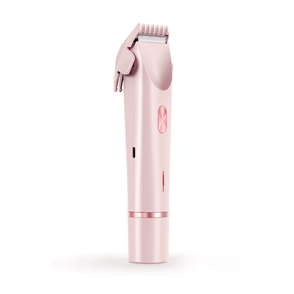2-in-1 Women's Electric Hair Remover – Double Head Wet & Dry Shaver for Body and Bikini Line