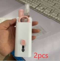 7-in-1 Multifunctional Cleaning Kit – Bluetooth Earbuds Cleaner, Keyboard Brush, Keycap Puller & Screen Cleaning Pen
