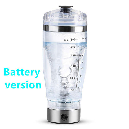 Electric Protein Shaker Bottle – USB Rechargeable Mixer Cup for Shakes, Milk, Coffee & Fitness Drinks