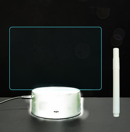3D LED Acrylic Message Board – Glowing Handwriting Note Pad with Light-Up Display