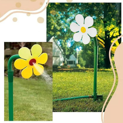 Sunflower Garden Sprinkler – 360° Adjustable Plastic Lawn Water Sprayer for Outdoor Irrigation & Garden Care