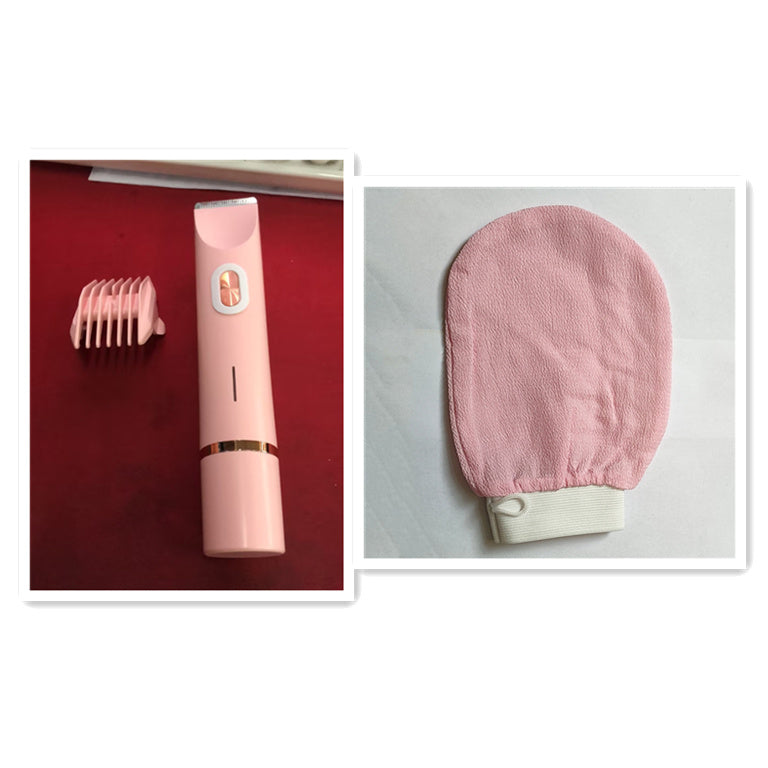 2-in-1 Women's Electric Hair Remover – Double Head Wet & Dry Shaver for Body and Bikini Line