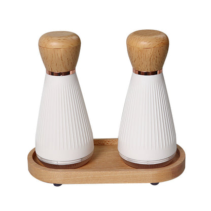 Salt & Pepper Grinder Set – Adjustable Ceramic Mills for Fresh Seasoning