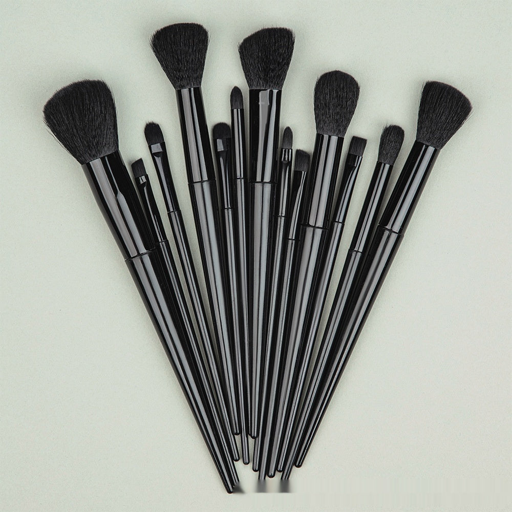 Portable Makeup Brush Set – Complete Professional Cosmetic Tool Kit for Face & Eye Makeup