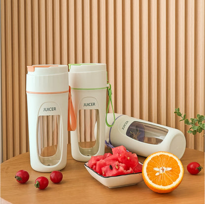 Portable Electric Blender – USB Rechargeable Smoothie & Juice Maker Cup for Travel, Gym, and Kitchen Use