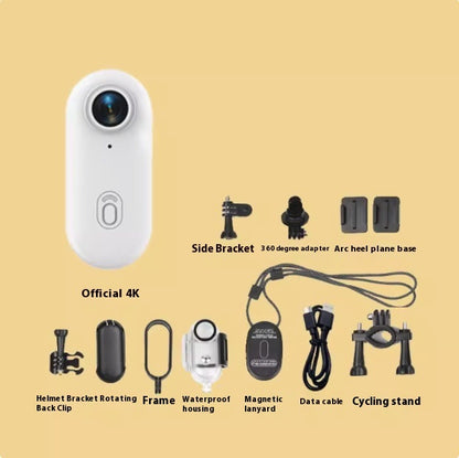 4K Mini Action Camera – Helmet-Mount Sports Cam for Motorcycle, Bike & Outdoor Filming