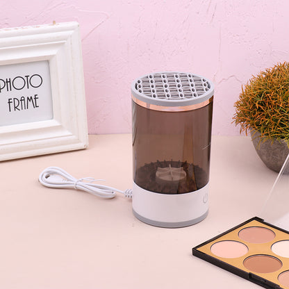 Portable Electric Makeup Brush Cleaner – USB Rechargeable Automatic Cosmetic Brush Cleaning Tool for Eyeshadow & Face Brushes