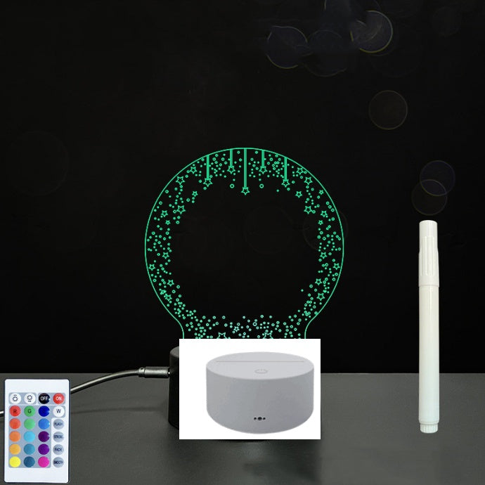 3D LED Acrylic Message Board – Glowing Handwriting Note Pad with Light-Up Display
