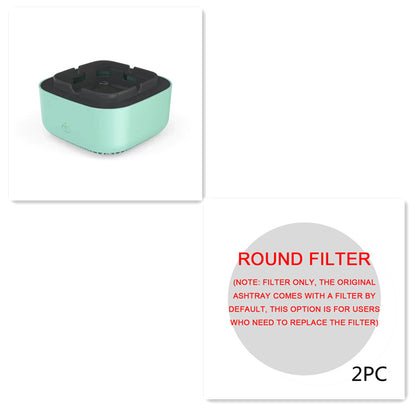 Portable Ashtray with Air Purifier – Automatic Anion Odor Remover for Home & Car Use