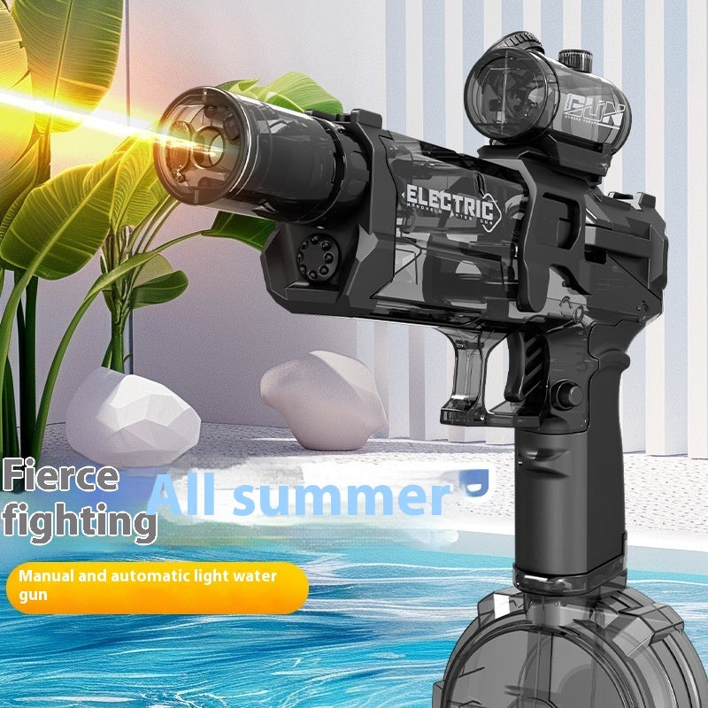 Fire Rat Electric Water Gun – Full-Auto Light-Up Water Blaster Toy for Kids, Summer Fun & Outdoor Play (Model AC223