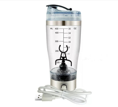 Electric Protein Shaker Bottle – USB Rechargeable Mixer Cup for Shakes, Milk, Coffee & Fitness Drinks