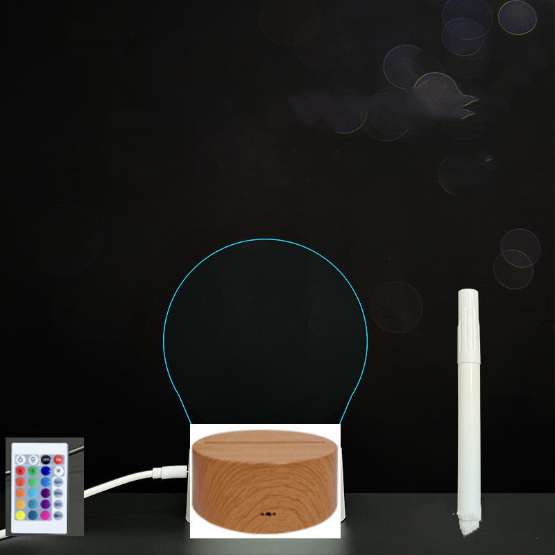 3D LED Acrylic Message Board – Glowing Handwriting Note Pad with Light-Up Display