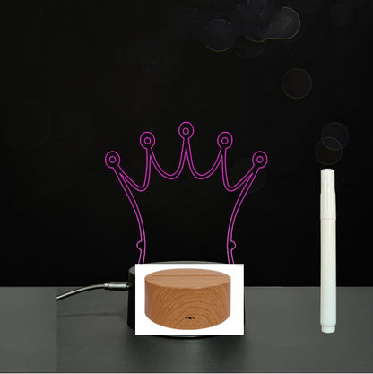 3D LED Acrylic Message Board – Glowing Handwriting Note Pad with Light-Up Display