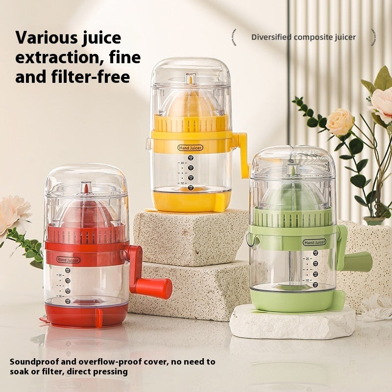 Manual Citrus Juicer – Multifunctional Home Juice Extractor for Oranges, Lemons & Fruits