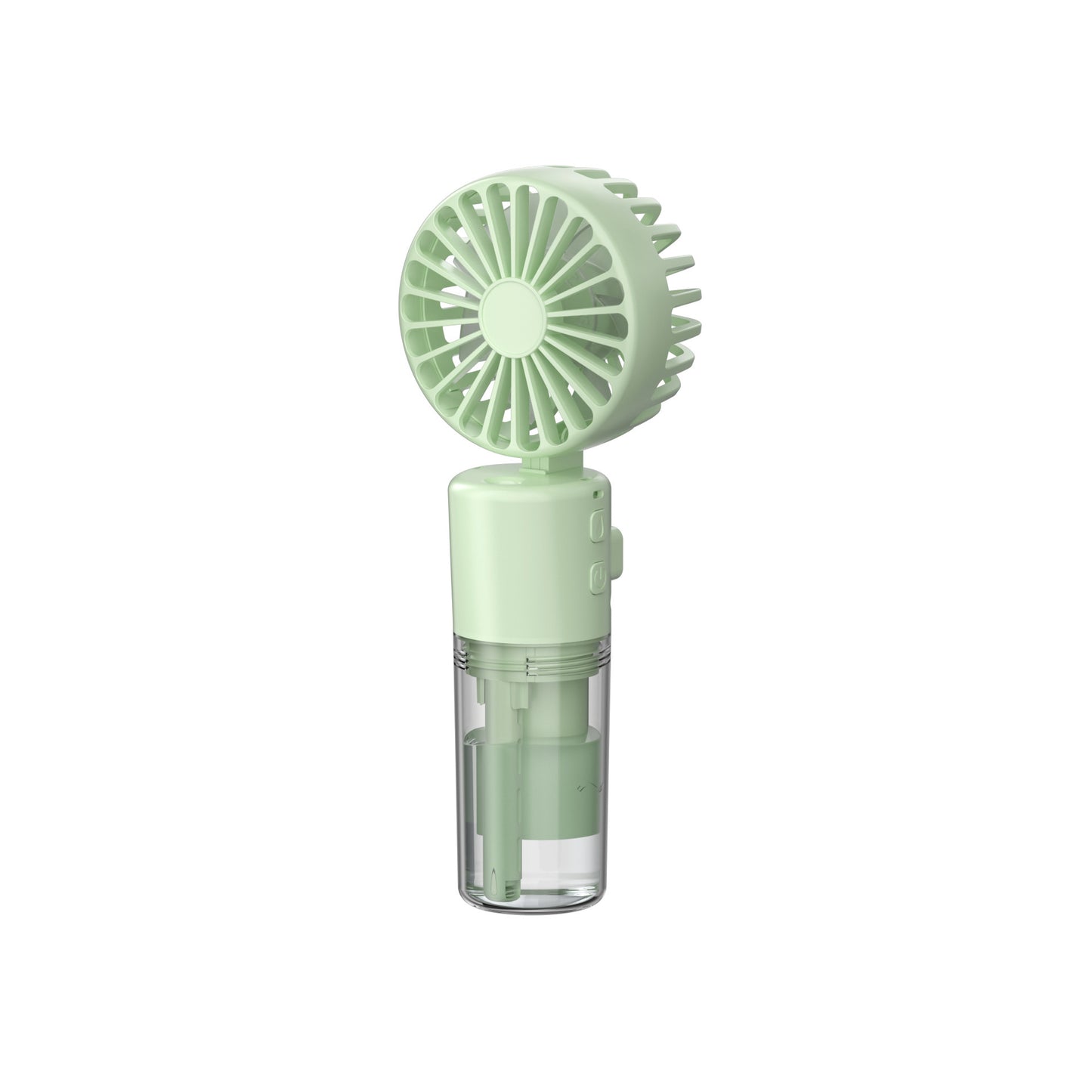 Portable Handheld Spray Fan – 4-Speed USB Rechargeable Mist Cooling Fan for Outdoor Summer Use