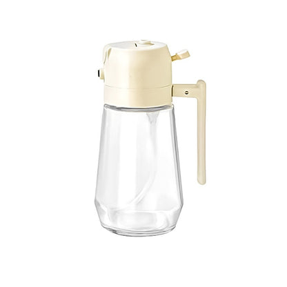 2-in-1 Olive Oil & Vinegar Sprayer – 470ML Glass Dispenser Bottle for Cooking, BBQ, Air Fryer & Salad