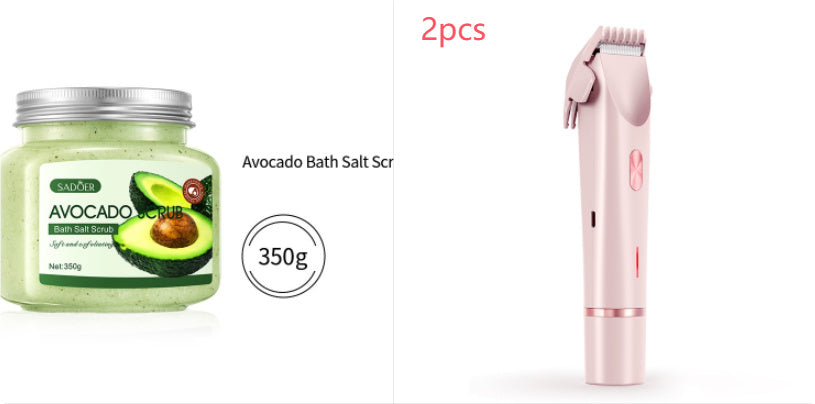 2-in-1 Women's Electric Hair Remover – Double Head Wet & Dry Shaver for Body and Bikini Line
