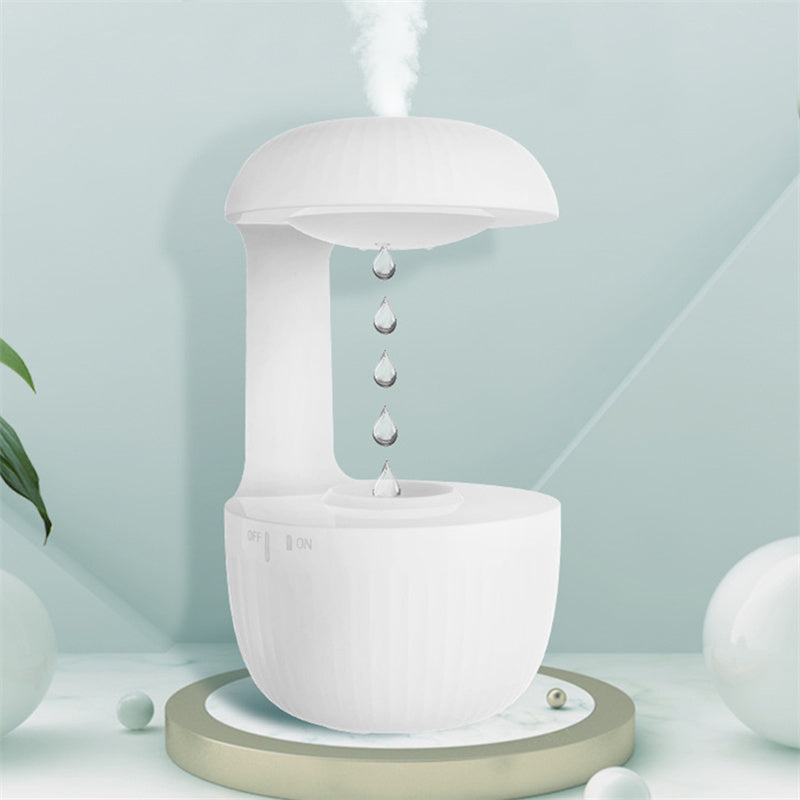 Anti-Gravity Levitating Water Drop Humidifier – Silent Cool Mist Maker & Aroma Diffuser for Home or Office