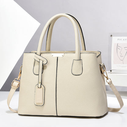 Women's PU Leather Handbag – Large-Capacity Square Tote & Crossbody Shoulder Bag